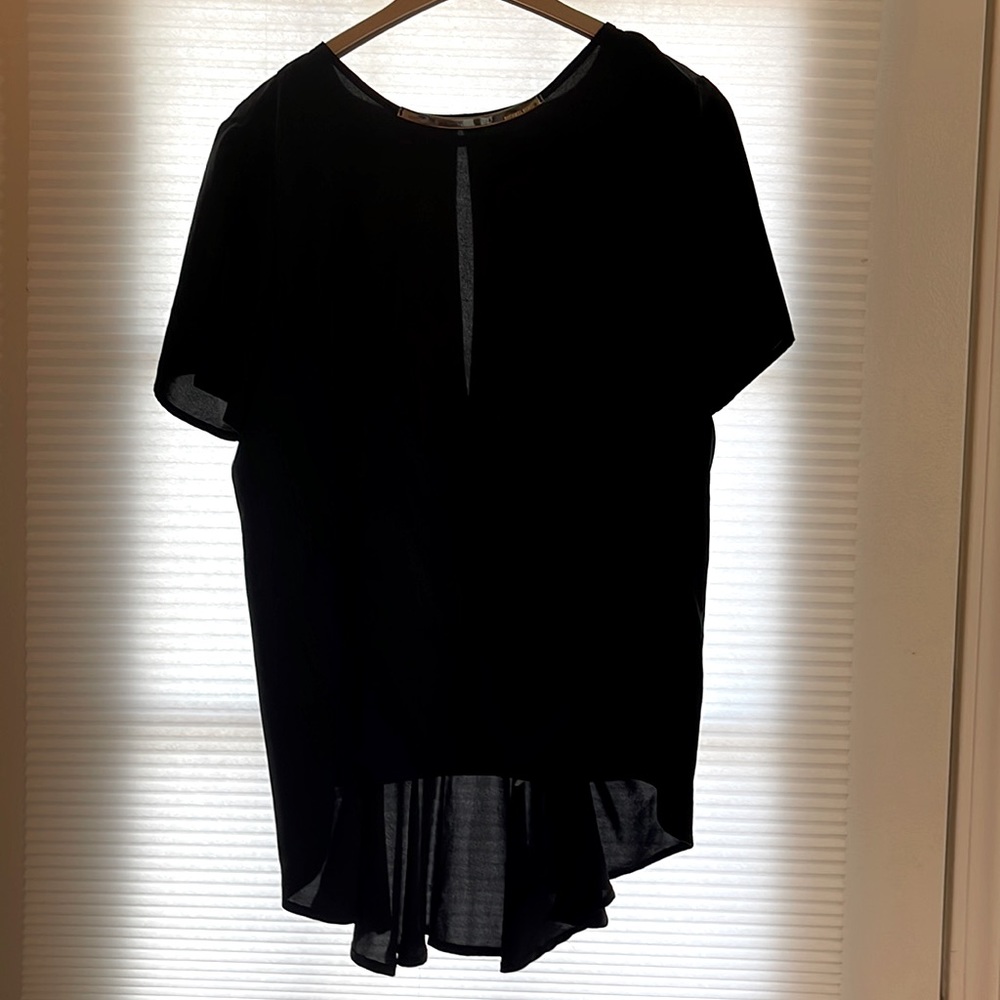 Michael Kors black high low shirt size 10.  Perfect condition.